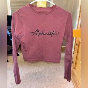 Alphalete - Long sleeve crop - XS